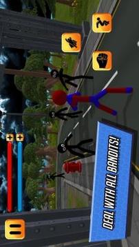 Stickman Spider Hero 3D游戏截图1