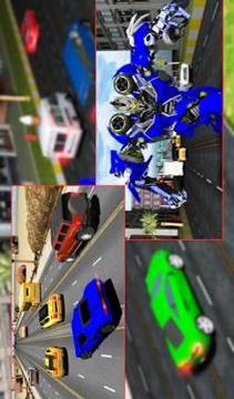 Robot Transform Traffic Racer游戏截图2