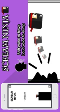 Scream Ninja go: sound game游戏截图2