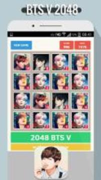 2048 BTS V Taehyung KPop Game游戏截图4