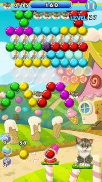 Bubble Shooter Grumpy Cat游戏截图3