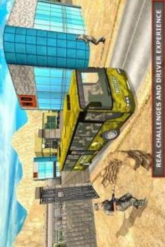 Army Bus Coach Driving: Bus Driver Games游戏截图2