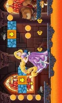 Royal Princess Rapunzel Runner - Girl Survival Run游戏截图1