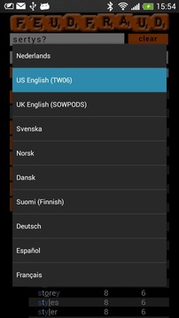 Feudfraud - Wordfeud helper游戏截图5
