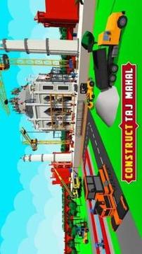 Taj Mahal Construction Games游戏截图5