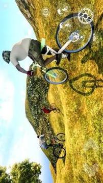 Mayhem! DownHill Offroad Mountain Bike Stunts游戏截图3