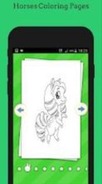 Horses Coloring Pages Book游戏截图4