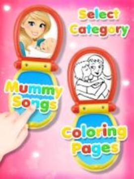 Baby Phone Mother Songs And Coloring Pages游戏截图4