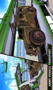 US Army Cargo Plane Transport Offroad Truck Game游戏截图3