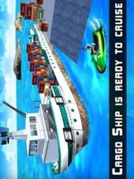 Offroad Transport Truck Game Cruise Ship Simulator游戏截图3