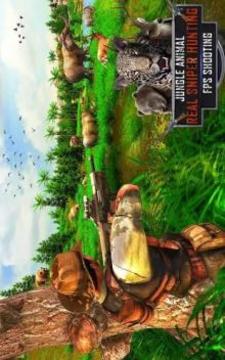 Jungle Animals Real Sniper Hunting: FPS Shooting游戏截图1