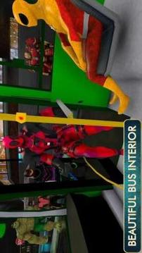 Superhero City Bus Driver : Intercity MegaBus游戏截图2