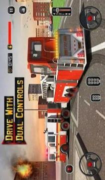 Fire Truck Driving School: 911 Emergency Response游戏截图5