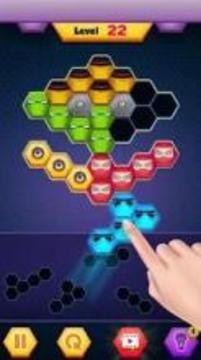 Super Blocks Hexa Puzzle - 2018游戏截图3