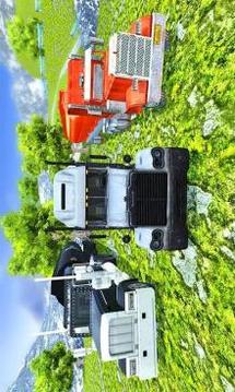OffRoad Scary Oil chained Truck Driving Game游戏截图2