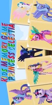 Celestia Princess Pony little memory game for kids游戏截图5