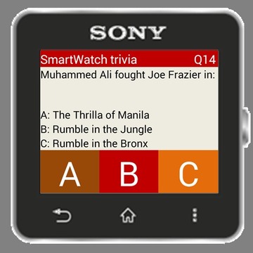 Trivia for SmartWatch游戏截图4