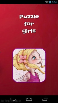 Slide Puzzle for Girls Free游戏截图1