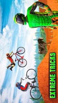 Crazy Bicycle Race - Mad Tricks游戏截图2