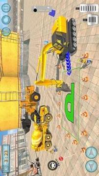 Construction Machines Parking Simulator 2018游戏截图4