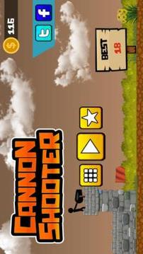 Stickman Cannon Ball Shooter游戏截图1