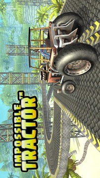 Impossible Tractor Stunts : Offroad Tracks游戏截图1