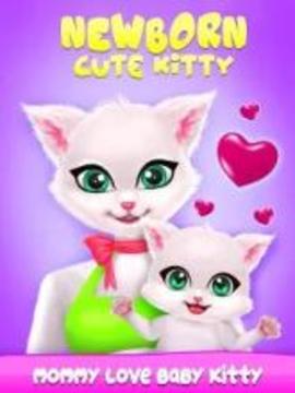 Cat Mom Care Newborn baby cute kitty simulator游戏截图5