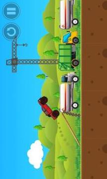 Red Monster Truck FREE游戏截图1