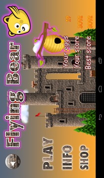 Honey Battle Flying Bear Game游戏截图1