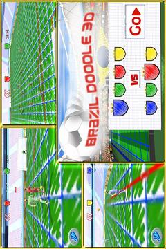 Brazil Doodle 3D Soccer游戏截图2