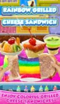 Rainbow Grilled Cheese Sandwich Maker! DIY cooking游戏截图5