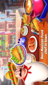 Mexican Food Kitchen Story Chef Cooking Games游戏截图4