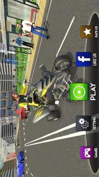 Modern City ATV Taxi Sim: Quad bike Simulator 2018游戏截图4