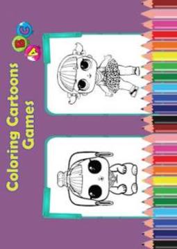 Coloring Book Full of Surprise and Dolls -LOL游戏截图1