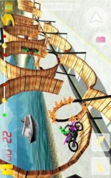 MotoBike Stunt Track: Impossible Mission游戏截图1