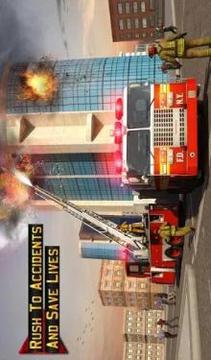 Fire Truck Driving School: 911 Emergency Response游戏截图4