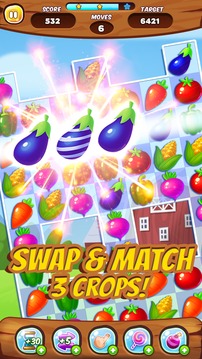 Farm Smash Match 3游戏截图2