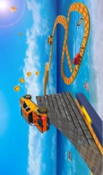 Racing Jeep Stunts On Impossible Tracks游戏截图3