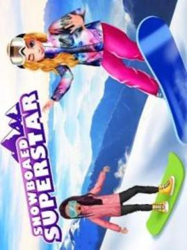 Ski Girl Superstar: Perfect 10 ❤ Winter Snowboard游戏截图4