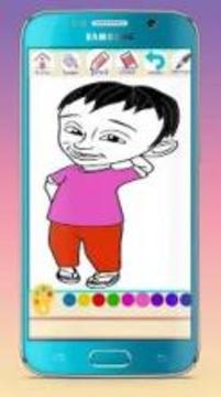 Upin Coloring Ipin Book游戏截图5