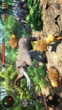 The Lion Simulator 3D: Forest Life of Lion Games游戏截图3