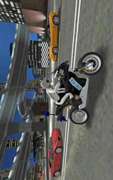 City Police MotorBike 3D Driving Simulator游戏截图5