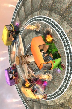 Tuk Tuk Demolition Derby : Rickshaw Driver Clash游戏截图2