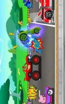 Blaze Truck Battle Monster游戏截图2