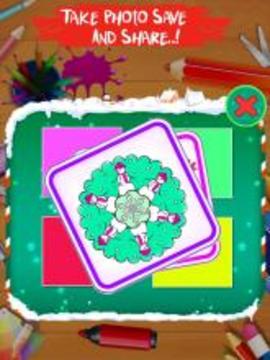 Christmas Mandala Coloring Book游戏截图3