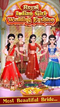 Royal Indian Girl Wedding Fashion游戏截图5