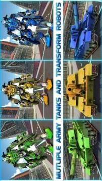 Transforming Robot Tank Simulator US Army War Game游戏截图3