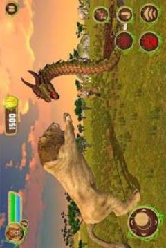 Furious Lion Vs Angry Anaconda Snake: Wild Sim游戏截图5