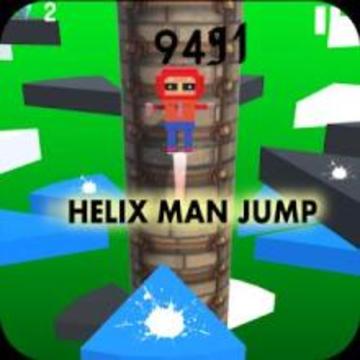 Spiral Man Helix Jump 3D游戏截图2