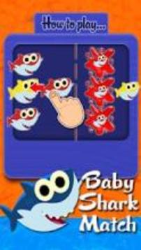 Baby Shark Match游戏截图2